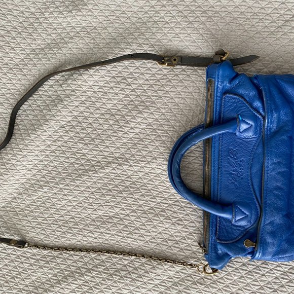JAS MB Blue Mini Bag with Chain - Picture 2 of 7